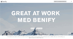 Desktop Screenshot of benify.dk